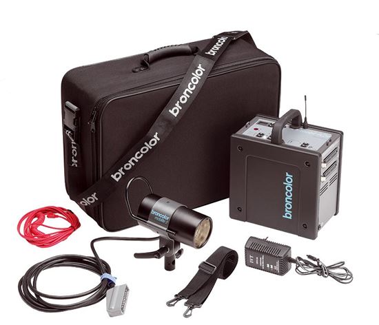 Obrázek Broncolor Mobil A2R Travel Kit (generátor bateriový vč. Olověné baterie )