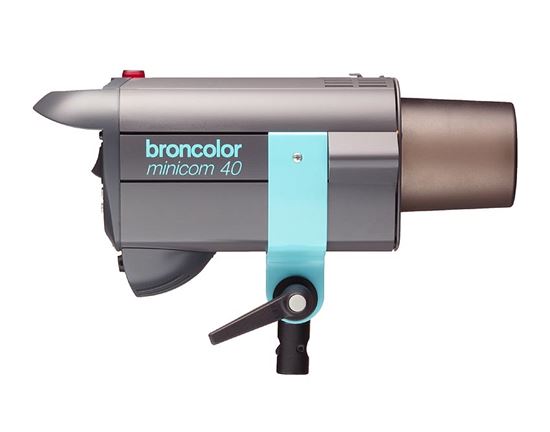 Obrázek Broncolor Minicom 40 Multi-Voltáge - Ateliérová záblesková světla – směrné číslo: clona 22 5/10, 100 ISO, 2 m při použití univerzálního reflektoru P70