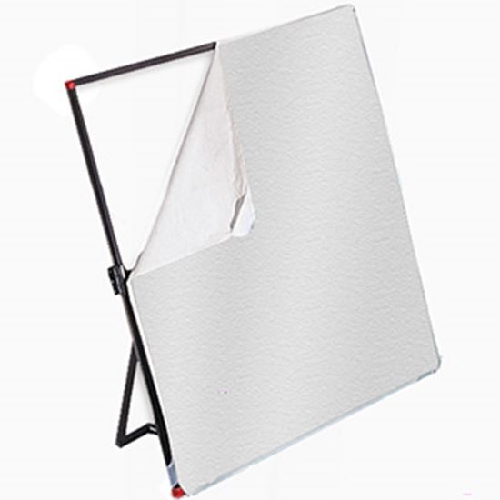 Obrázek Látka bílá/stříbrná pro Litepanels 99 x 183 cm