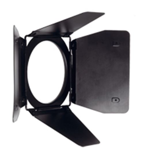 Obrázek 4-křídlé ostíňovací klapky pro reflektor Open Face/Par with barn door ears (DW 575 / DW 800)