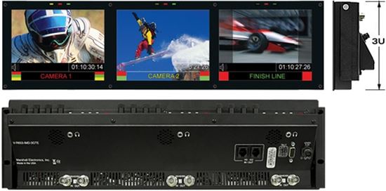 Obrázek V-R653-IMD-TE Triple 6.5' HD Rack Mountable LCD with built in IMD Function