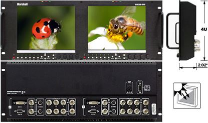 Obrázek V-R82SB-AFHD Dual 8.4' Outdoor HD monitor set with Advanced Features
