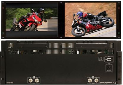 Obrázek V-R1042DP-TE4U Dual 10.4' High Def 1024x768 Monitor Set with HDSDI inputs, TE Line, 4RU